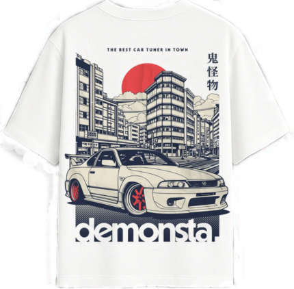 DE-MONSTA STREET RACER OVERSIZED TEE