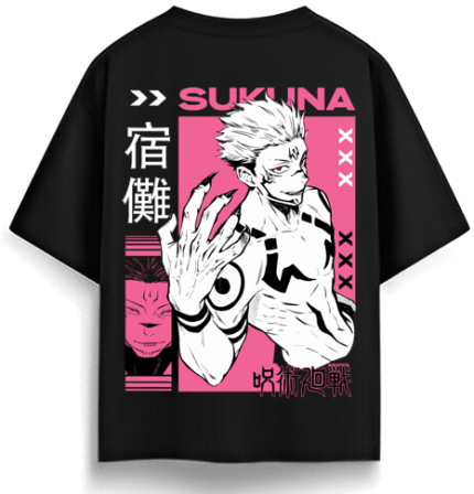 SUKUNA CURSE-KING OVERSIZED TEE