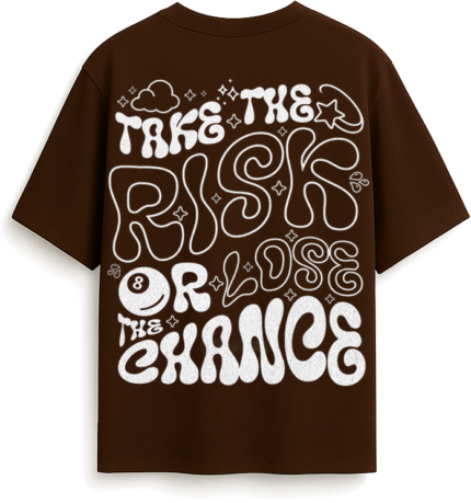 TAKE THE RISK OVERSIZED TEE